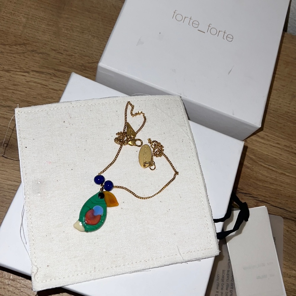 forte forte parrot 🦜 necklace
